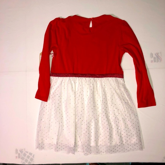 NWT Magical Season Christmas dress girls nice |naughty. Red white green. L 12/14 - Picture 3 of 11
